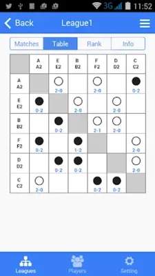 Table Tennis Leagues android App screenshot 4